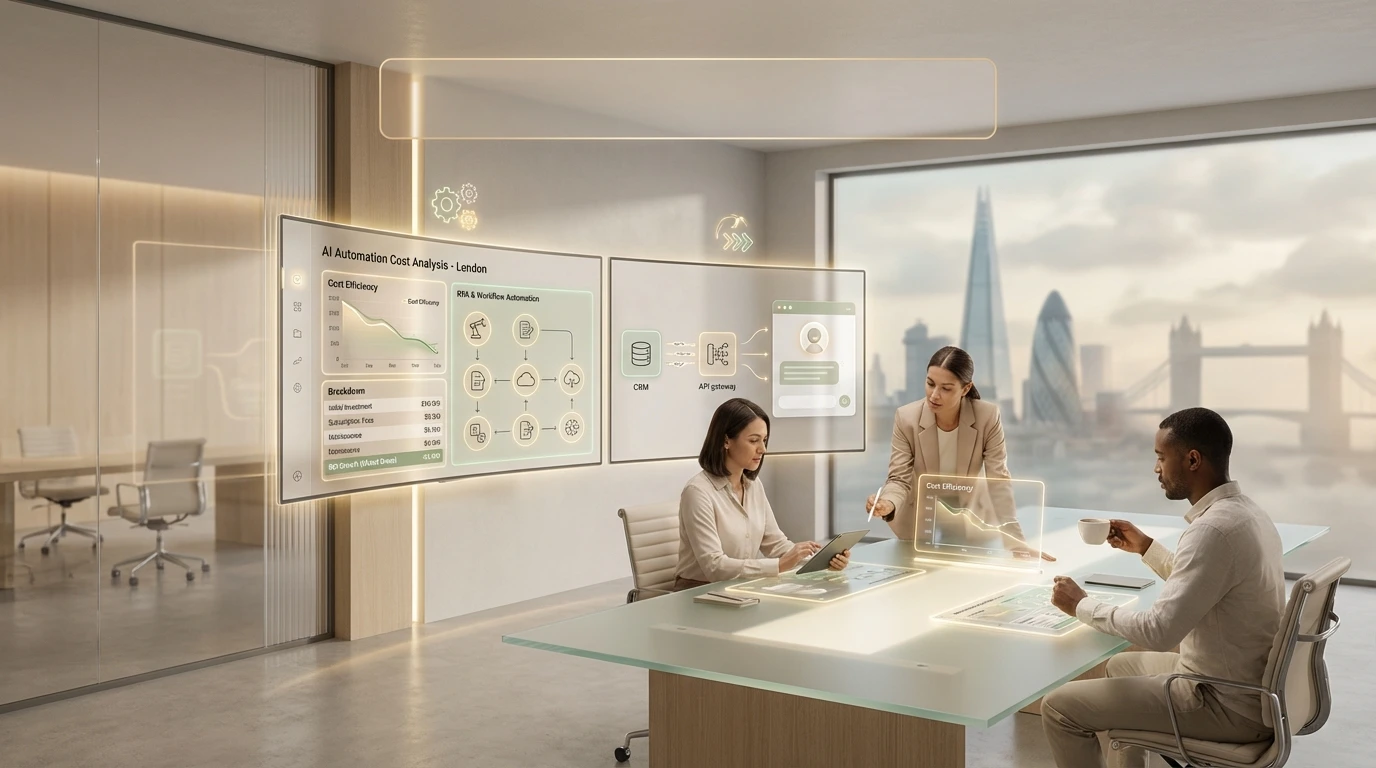 what cost ai automation agency london