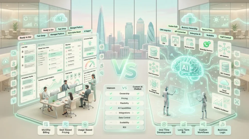 Difference Between Intercom and Custom AI Chatbot